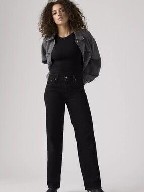 Levi's 501 90s Jeans - 29x34 - Rinsed Blacktop